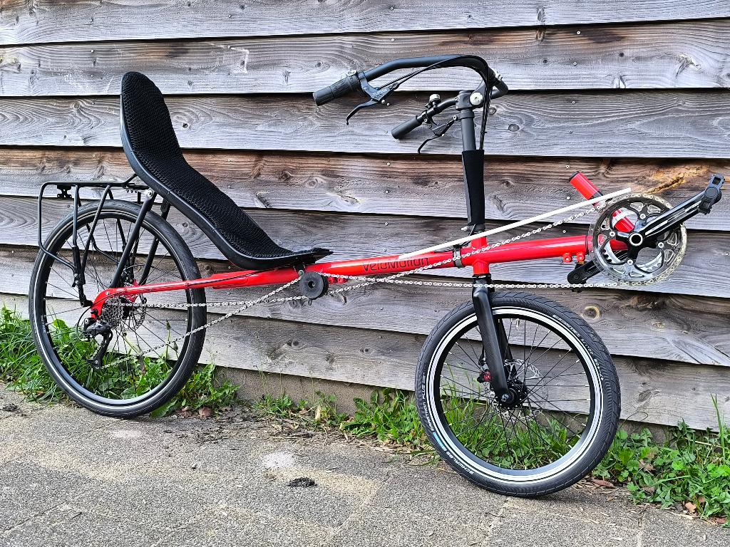 velomotion Scapa ligfiets - deelbaar (voor vliegreizen), Overige merken, Ophalen of Verzenden, Schijfrem, Zo goed als nieuw