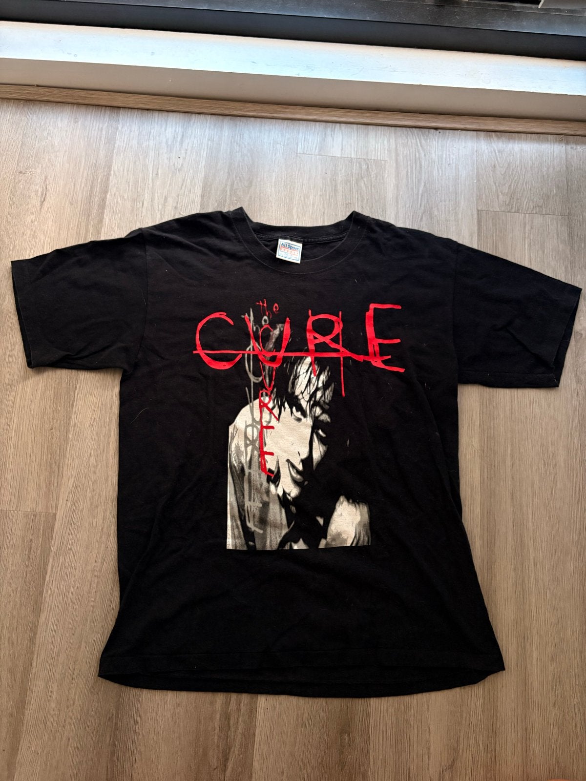 The Cure Bloodflowers T-shirt Zwart Maat L, Ophalen, Gedragen, Maat 52/54 (L), Zwart
