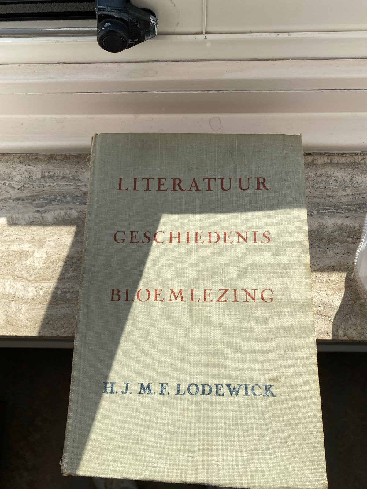 Literatuur Geschiedenis Bloemlezing - H.J.M.F. Lodewick, Boeken, Ophalen, Gelezen