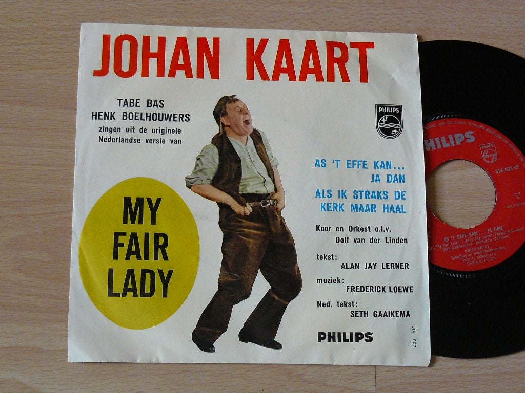 single Johan Kaart * As 't effe kan ja dan ( My fair lady ), Cd's en Dvd's, Vinyl Singles, Verzenden, Gebruikt, Pop