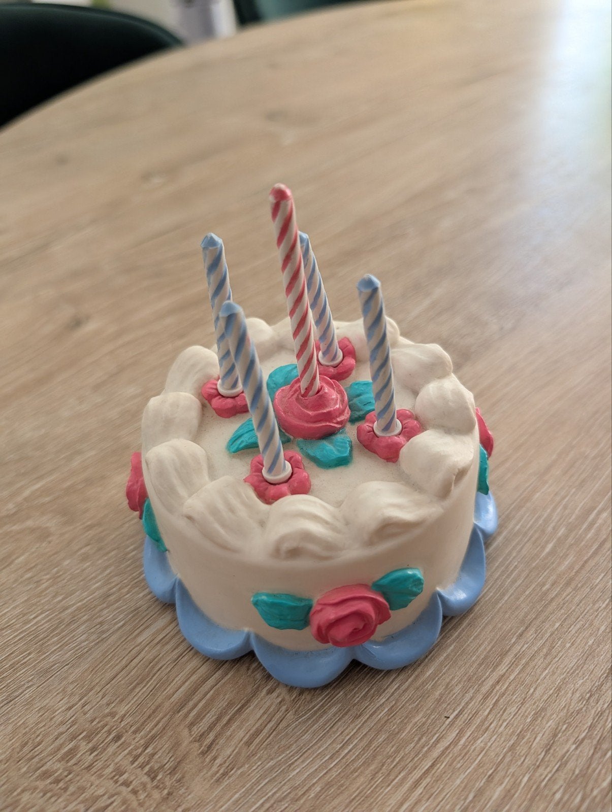 Vintage Baby Born Zapf verjaardagstaart, Ophalen of Verzenden, Zo goed als nieuw, Versiering, Verjaardag