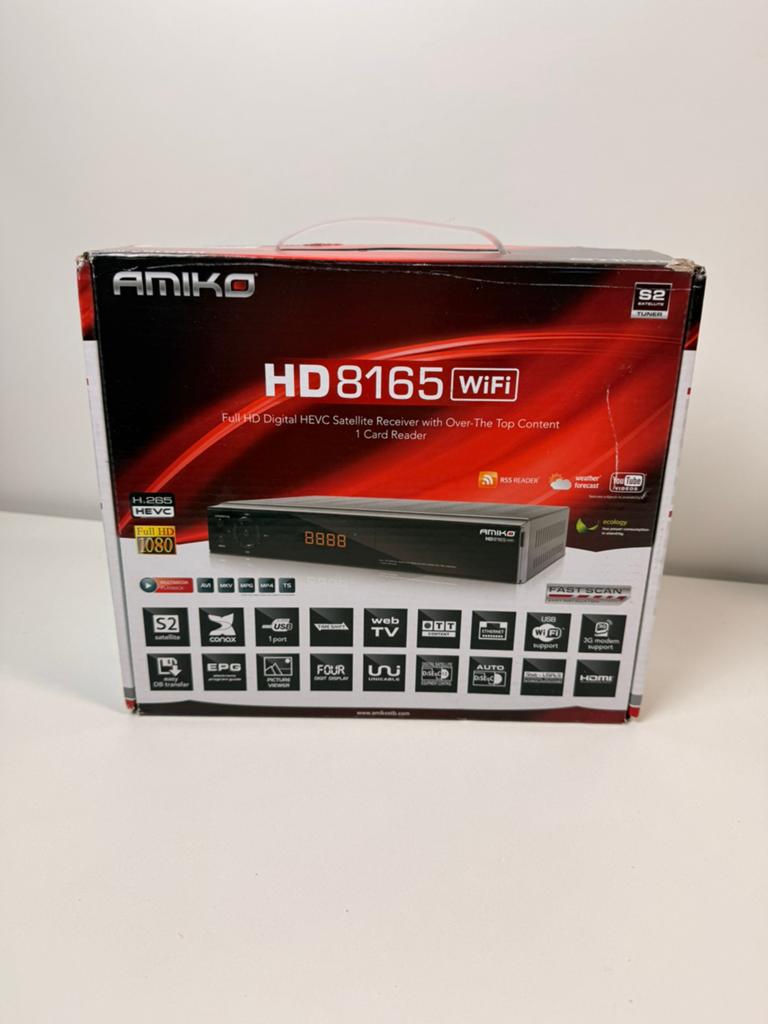 Amiko HD8165 wifi satelliet ontvanger, Ophalen of Verzenden, Nieuw