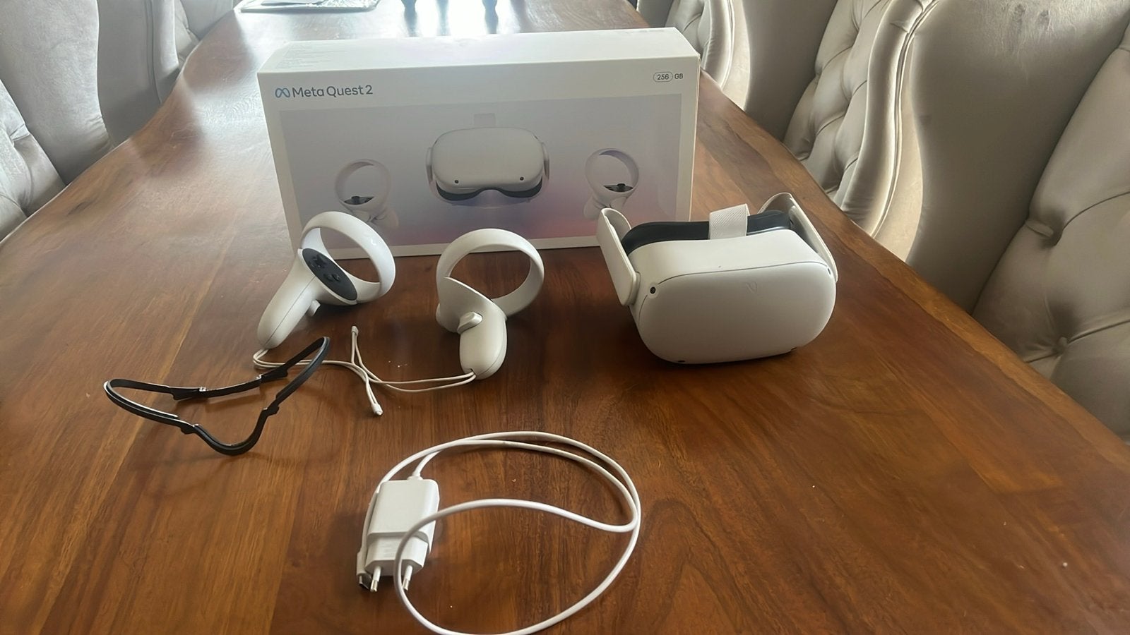 Meta Quest 2 VR-bril 256 GB - Zo goed als nieuw, Spelcomputers en Games, Virtual Reality, Ophalen, Zo goed als nieuw, VR-bril