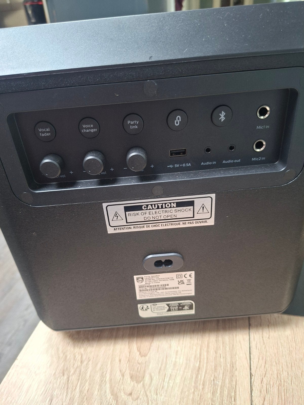 Philips Party Speaker met Bluetooth en Microfoon Ingangen, Ophalen, Philips, Gebruikt, Bluetooth