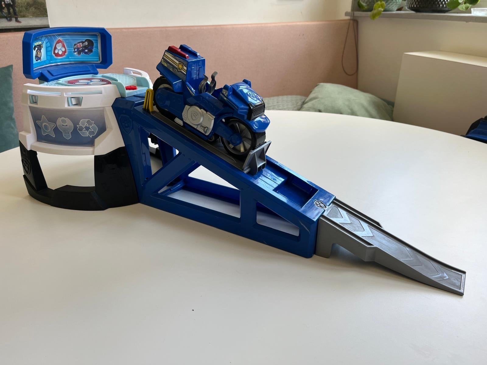 Paw Patrol Lanceerbaan met Motor en Geluid, Ophalen of Verzenden, Zo goed als nieuw