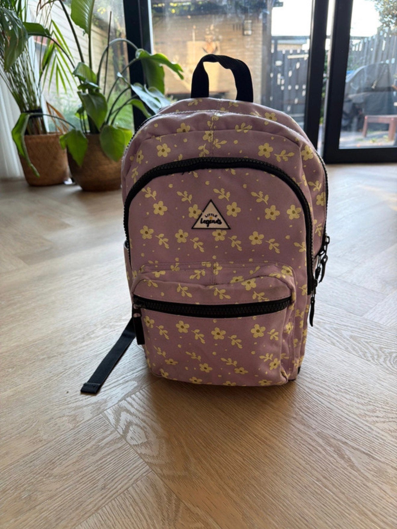Little Legends rugtas Lila Flower 12L — Z.G.A.N—, Ophalen, Zo goed als nieuw, Overige merken