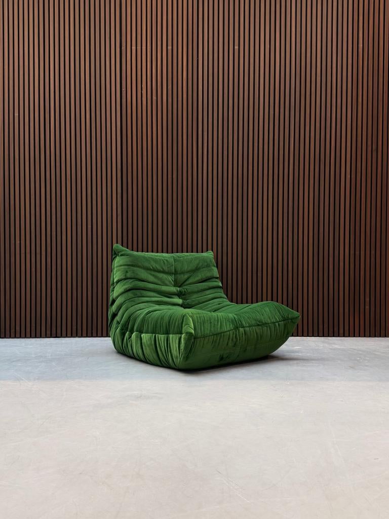 Ligne Roset Togo - Velvet green Nobilis, Ophalen of Verzenden