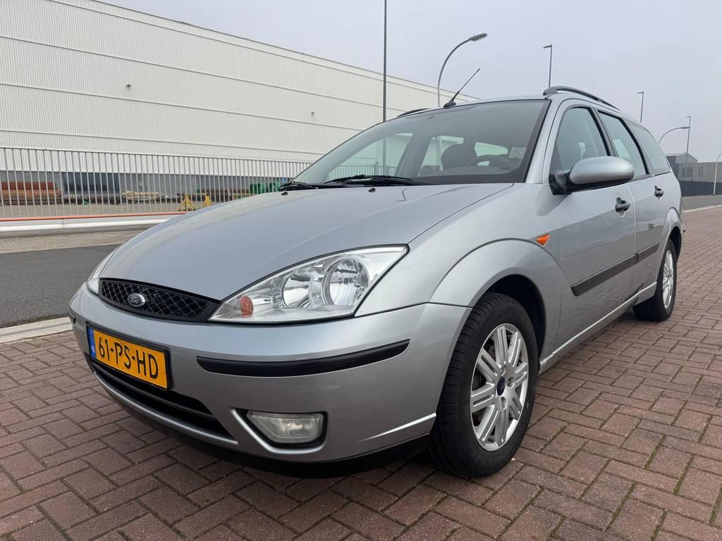 Ford Focus Wagon 1.6-16V /Leder/Airco/2e eigenaar/Frisse APK, 1596 cc, Gebruikt, 4 cilinders, Metallic lak