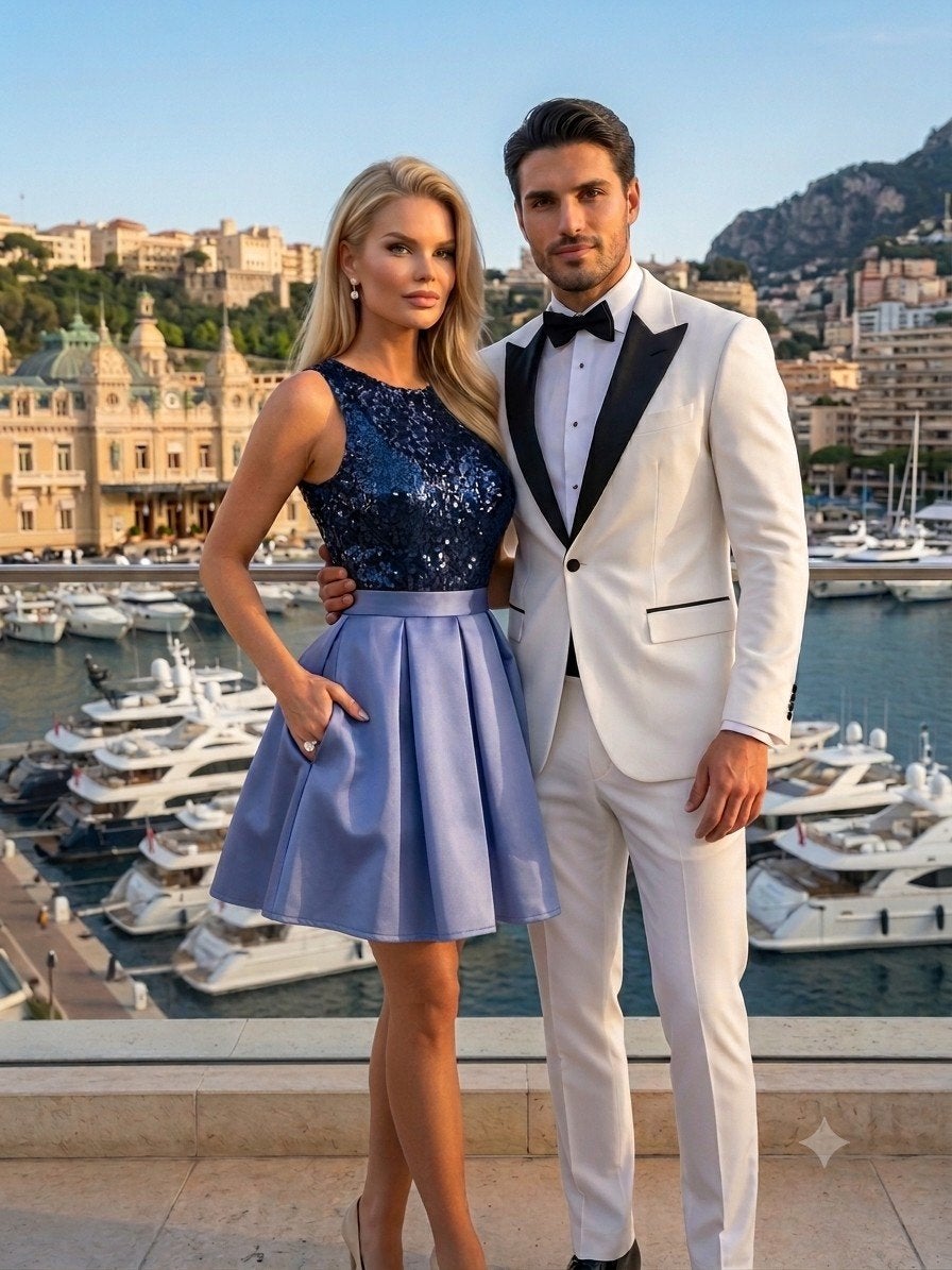 Elisabetta Franchi jurk met pailletten en zakken, Kleding | Dames, Jurken, Ophalen of Verzenden, Maat 36 (S), Gedragen, Boven de knie
