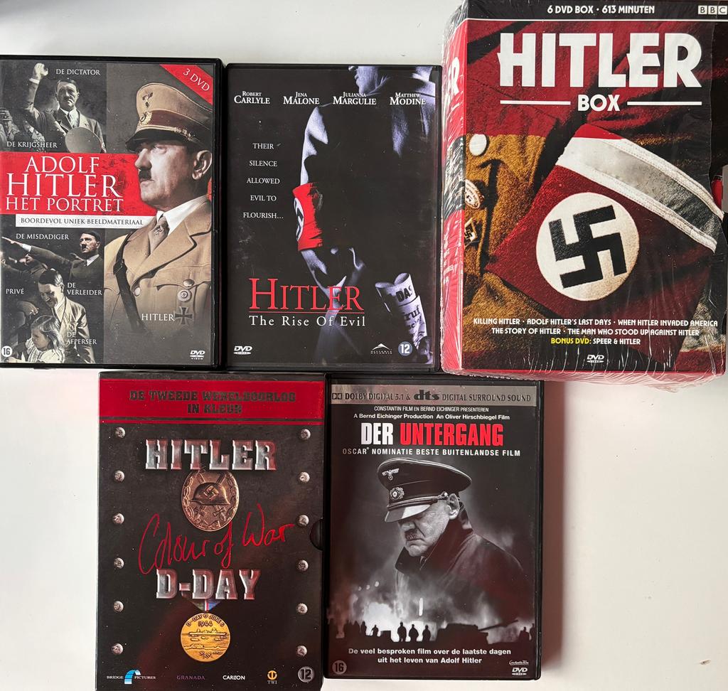 Adolf Hitler - BBC Boxset - Der Untergang e.a., Cd's en Dvd's, Vanaf 16 jaar, Overige genres, Ophalen of Verzenden, Zo goed als nieuw