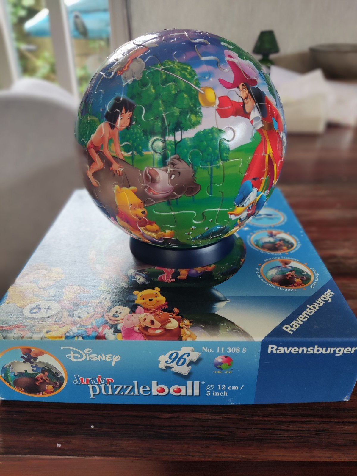 Disney Junior Puzzleball 96 stukjes - Ravensburger, Ophalen of Verzenden, Meer dan 50 stukjes, Gebruikt, 6 jaar of ouder