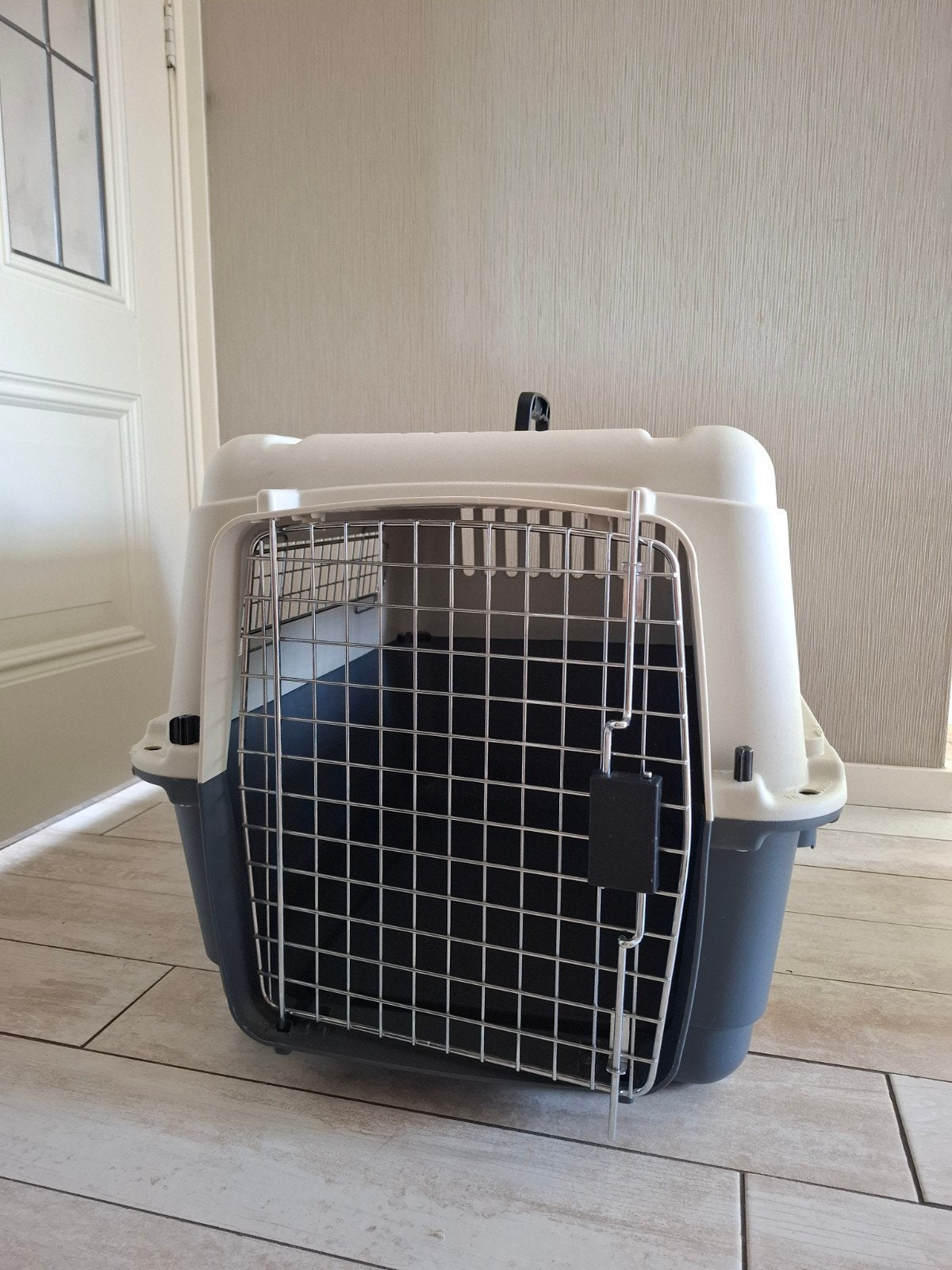 Transportbox /Bench hond of kat, 67x53x47cm, grijs, zgan, Ophalen, Zo goed als nieuw