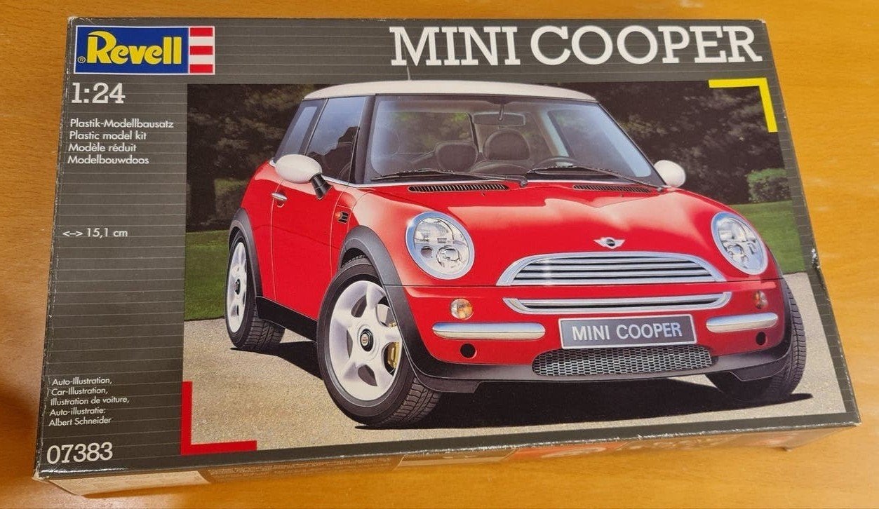 Revell Mini Cooper Modelbouw Kit 1:24 - Nieuw in doos, Ophalen of Verzenden, Nieuw, Auto, Revell