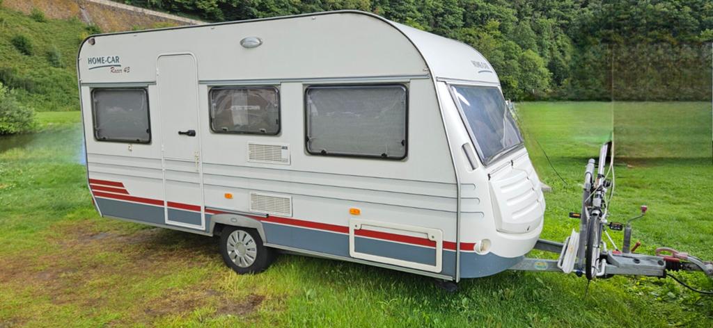 Homecar Racer 43, Dorema voortent, luifel, compleet, Caravans en Kamperen, Caravans, Home-car, Vast bed, Rondzit, 750 - 1000 kg