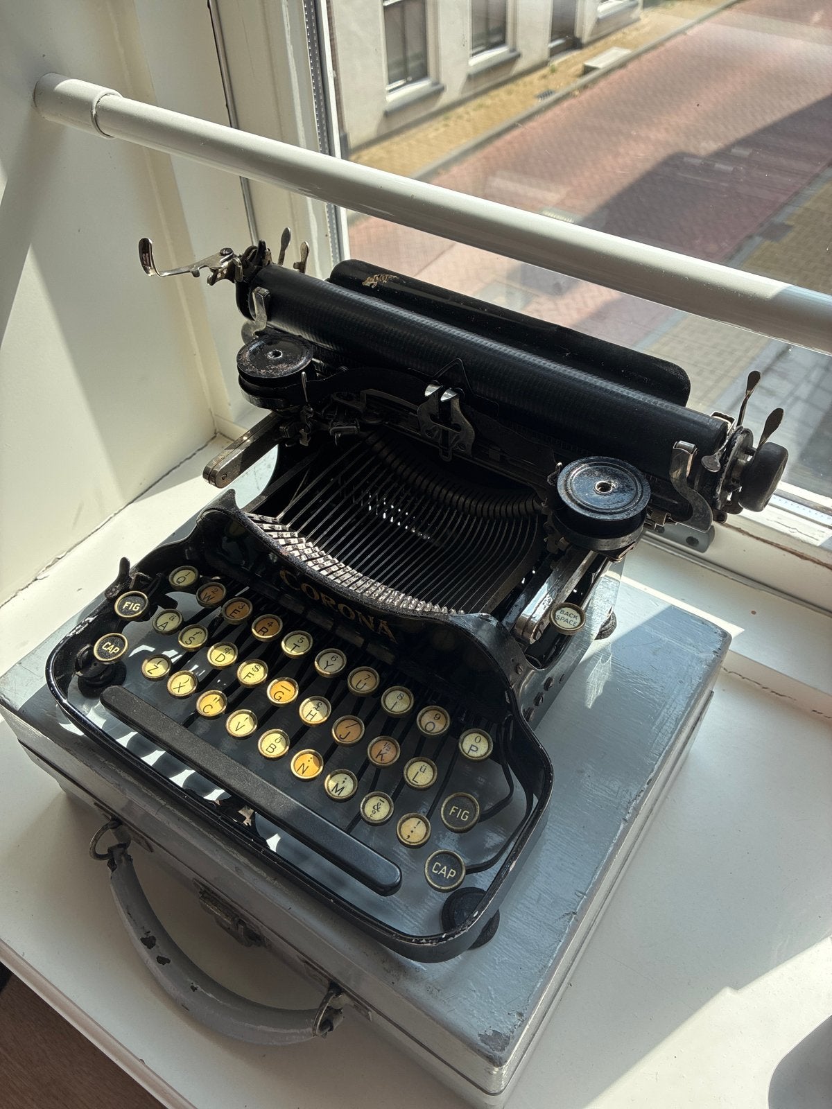Corona 3 opvouwbare typemachine - retro typemachine, Diversen, Ophalen