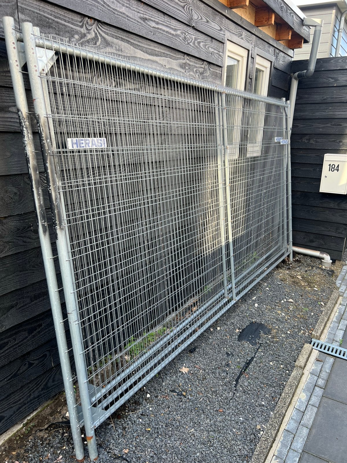 Heras bouwhekken met betonvoeten, Ophalen, Gebruikt, Overige typen, Minder dan 2 meter