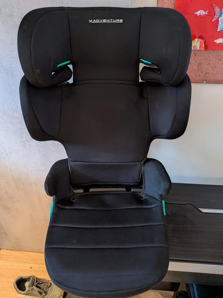 XADVENTURE Kinderzitje 105-150cm, 15 t/m 36 kg, Verstelbare rugleuning, Isofix, Ophalen