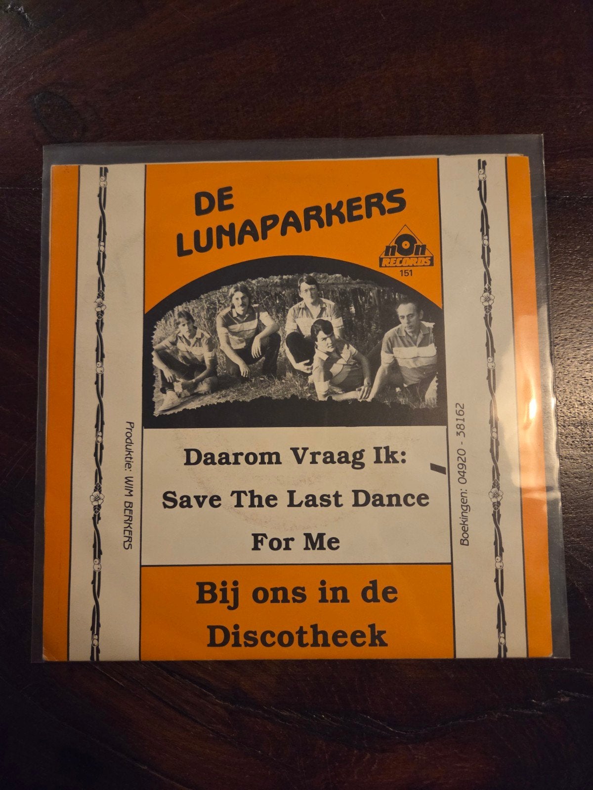 de lunaparkers - daarom vraag ik : save the last dance for m, Ophalen of Verzenden