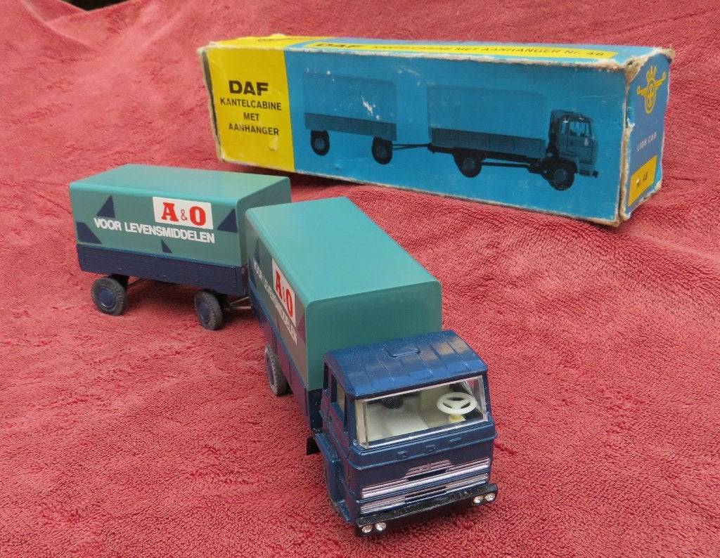 Lion car. Daf 2000 A & O., Ophalen of Verzenden, Zo goed als nieuw, Bus of Vrachtwagen, Lion Toys