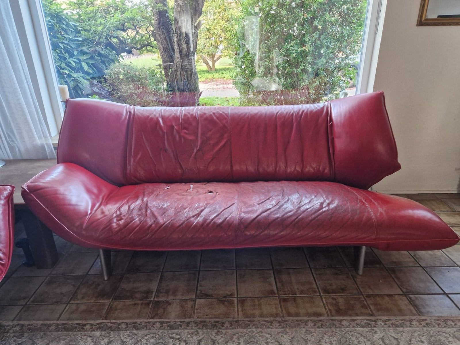 Gratis leolux banken. 1x tweepersoons 1x driepersoons, Ophalen, Gebruikt, 75 tot 100 cm, Tweepersoons