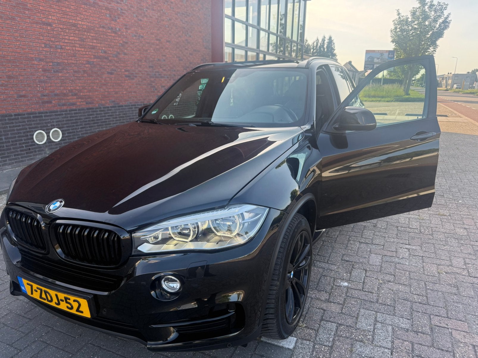 BMW X5 Xdrive 35I Aut8 zwart met pano / 7 pers, Auto's, BMW, 2005 kg, 7 stoelen, Zwart, Leder