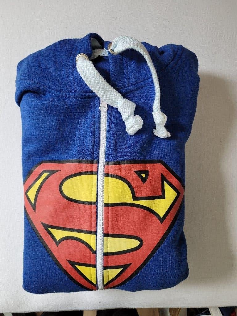 Superman onesie voor volwassenen, Ophalen of Verzenden, Zo goed als nieuw, 170 of groter, Jongen of Meisje