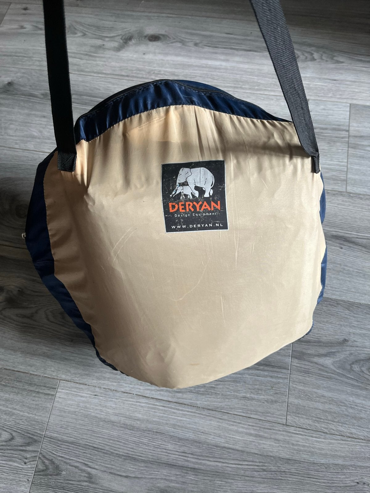Deryan Deluxe Reisbedje met Slaapmatje en slaapzak, Ophalen of Verzenden, Gebruikt, Tot en met 2