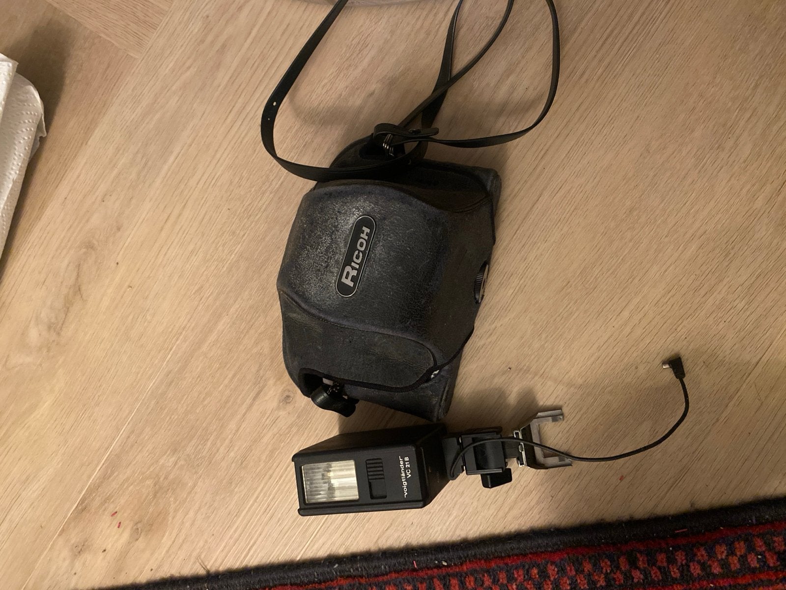 Ricoh Singlex TLS Spiegelreflexcamera met flitser, Ophalen of Verzenden, Gebruikt, Spiegelreflex, Overige Merken