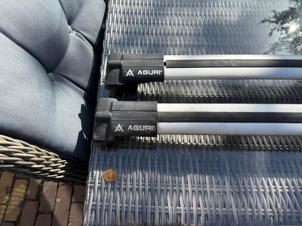 Aguri prestige 2 dakdragers met slot - Gebruikt, Ophalen of Verzenden, Gebruikt