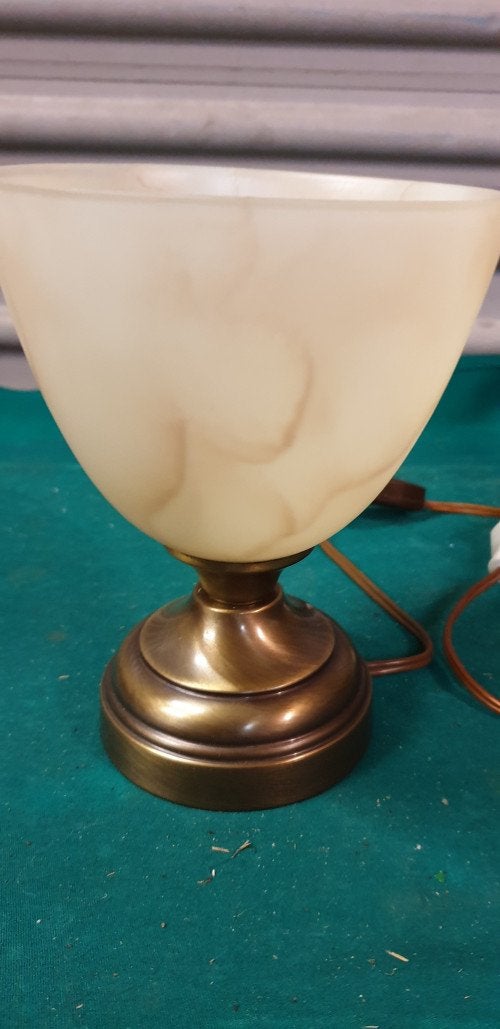 lampje messing ,gevlamt glas, Ophalen of Verzenden, 'T Olde Gre-j, Info@toldegrej.nl, Endepoelstraat 20f Didam