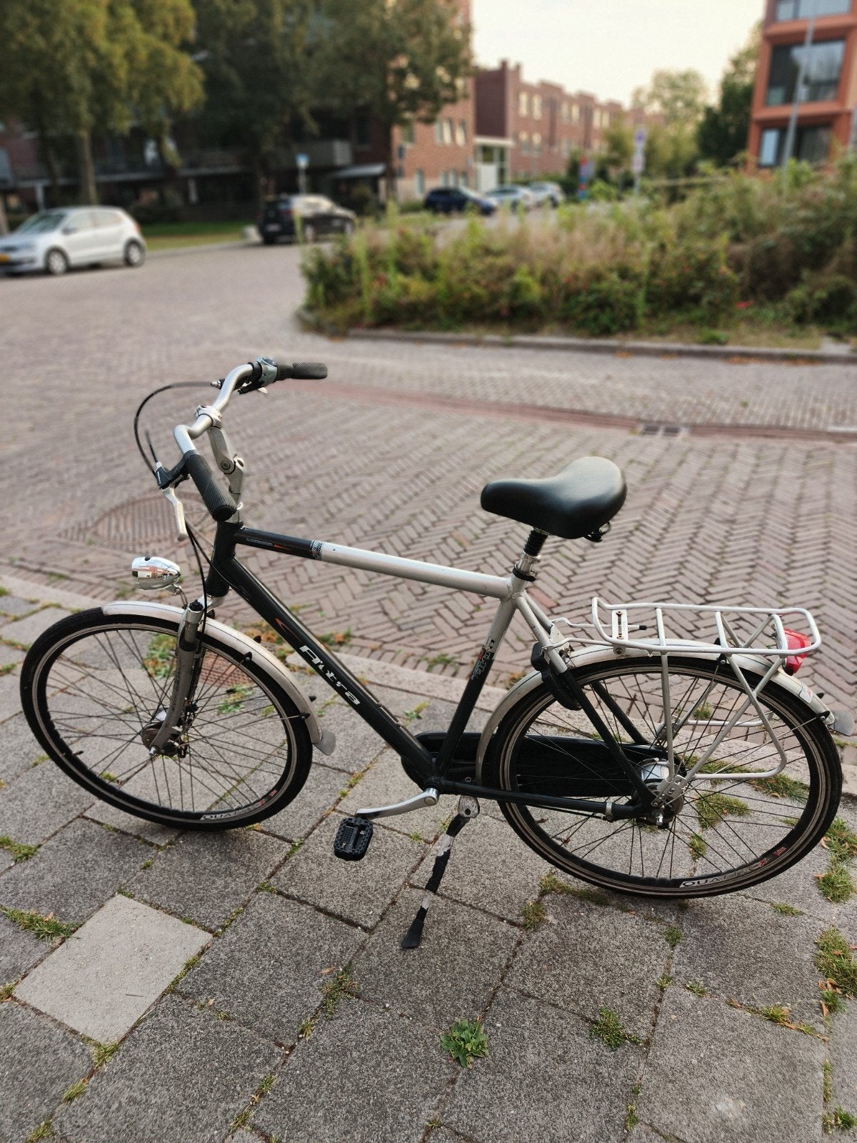 Stadsfiets met 8 versnellingen, ringslot en verlichting., Fietsen en Brommers, Fietsen | Heren | Herenfietsen, 61 tot 65 cm, Ophalen