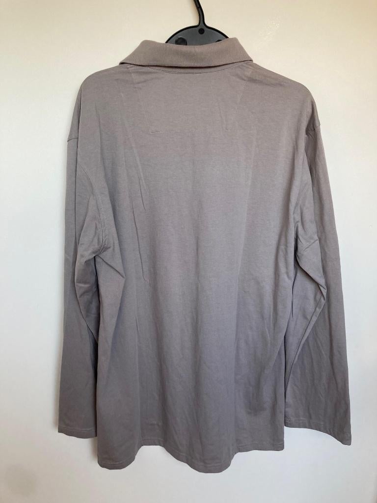 Van Laack for Lufthansa grijs poloshirt lange mouwen maat L, Kleding | Heren, Van Laack GmbH, Maat 48/50 (M), Ophalen of Verzenden