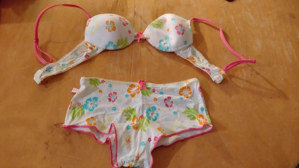 Boobs & Bloomers setje - 70A/S, Boobs en Bloomers, Ophalen of Verzenden, Wit, Setje