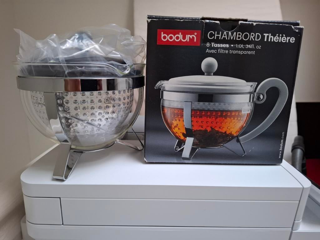 Bodum Chambord Theepot - Nieuw in doos, Glas, Bodum, Ophalen, Theepot/fluitketel