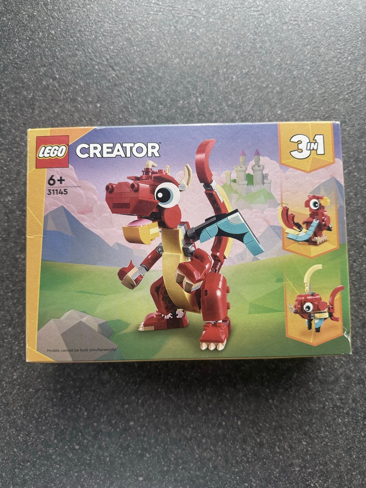 LEGO Creator 3in1 Fantasiedraak 31145 - Nieuw in doos, Lego, Nieuw, Ophalen of Verzenden, Ongeopend/sealed