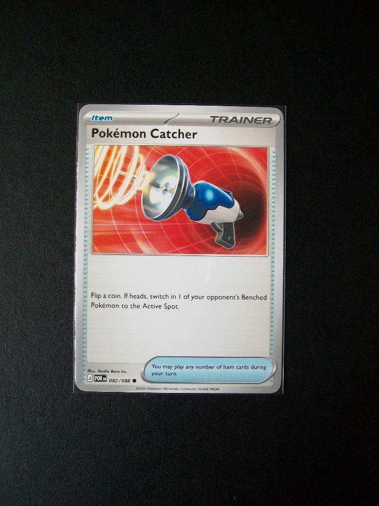 9736. Nieuwe Pokemon Kaart Trainer POKEMON CATCHER (082/088), Verzenden, Nieuw, Losse kaart