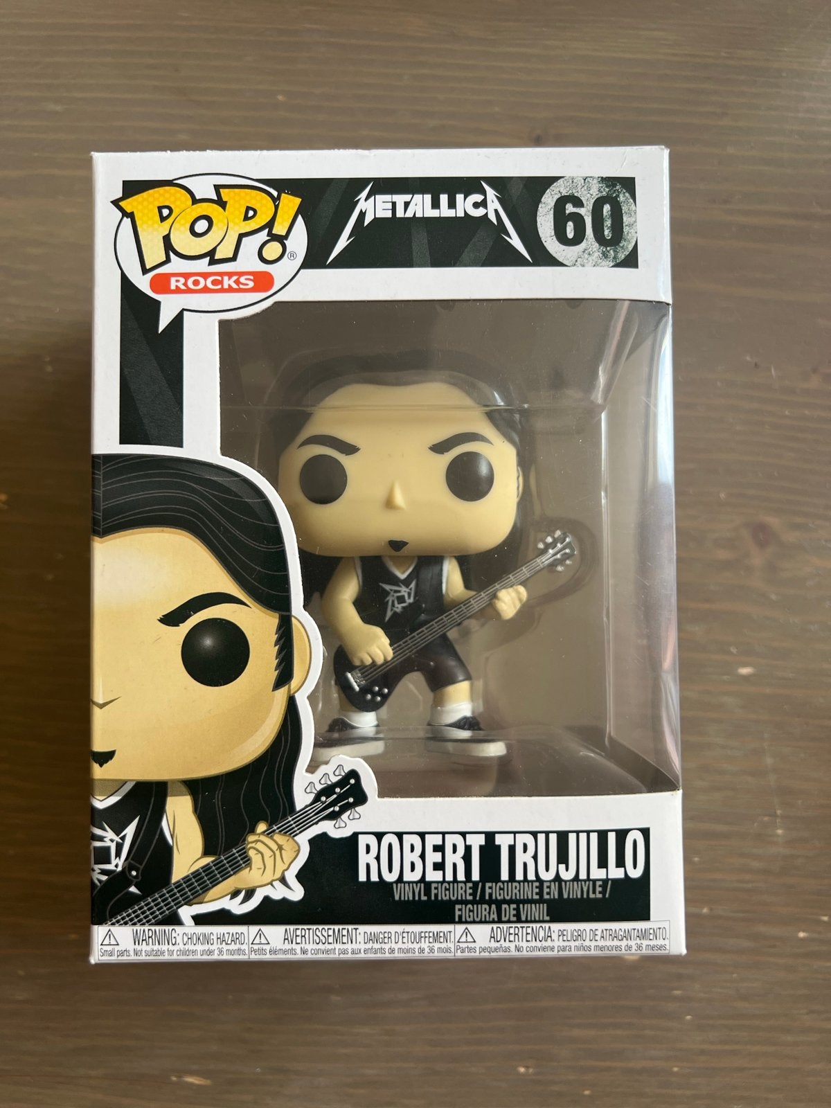 Funko Pop! Rocks: Metallica - Robert Trujillo #60, Verzamelen, Ophalen of Verzenden, Nieuw, Pop, Beeldje of Miniatuur