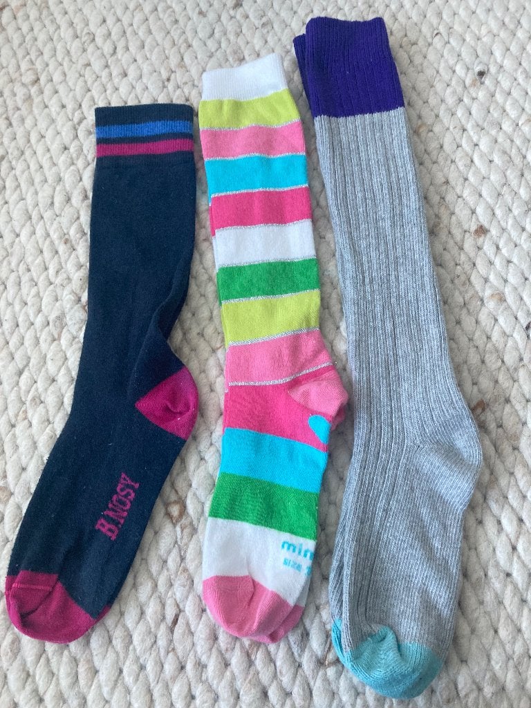 3x kniekousjes van Mim-Pi, B. Nosy, Mini Boden mt. 36/37, Kinderen en Baby's, Meisje, Ophalen of Verzenden, Zo goed als nieuw