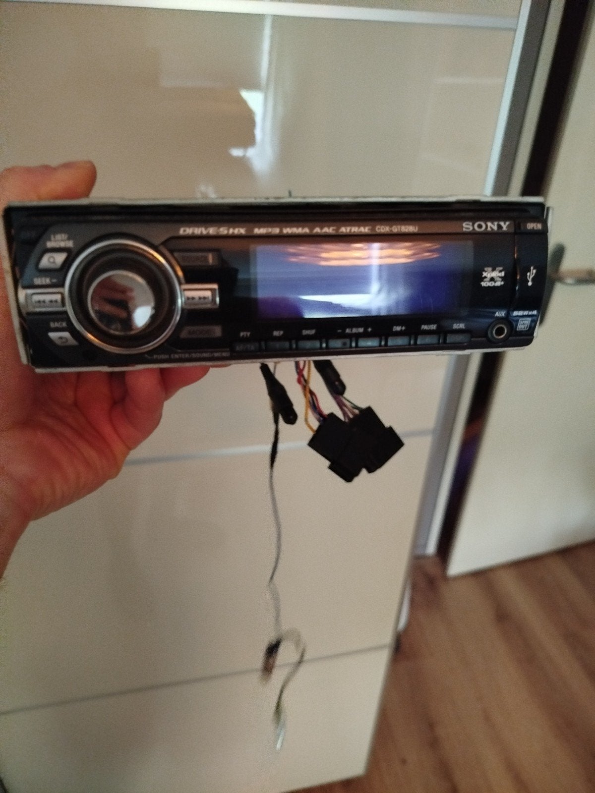 Sony Autoradio CDX-GT828U - USB/MP3/WMA/AAC/ATRAC, Ophalen of Verzenden, Gebruikt