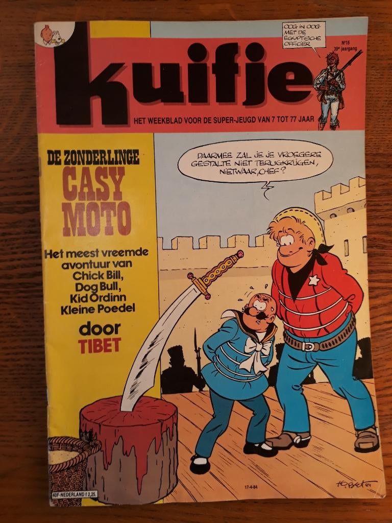 Kuifje weekbladen 48 verschillende van 1984 tot 1990, Meerdere stripboeken, Ophalen of Verzenden, Gelezen