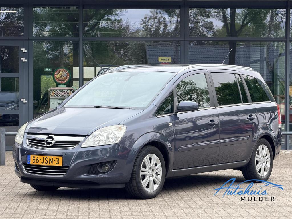 Opel Zafira 1.8 Edition | Trekhaak | 7 persoons | Cruise Con, Auto's, Opel, Gebruikt, Zwart, 4 cilinders, Origineel Nederlands