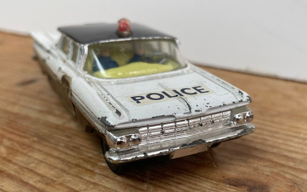 Vintage Corgi Toys Chevrolet Impala Police Patrol, Antiek en Kunst, Ophalen of Verzenden