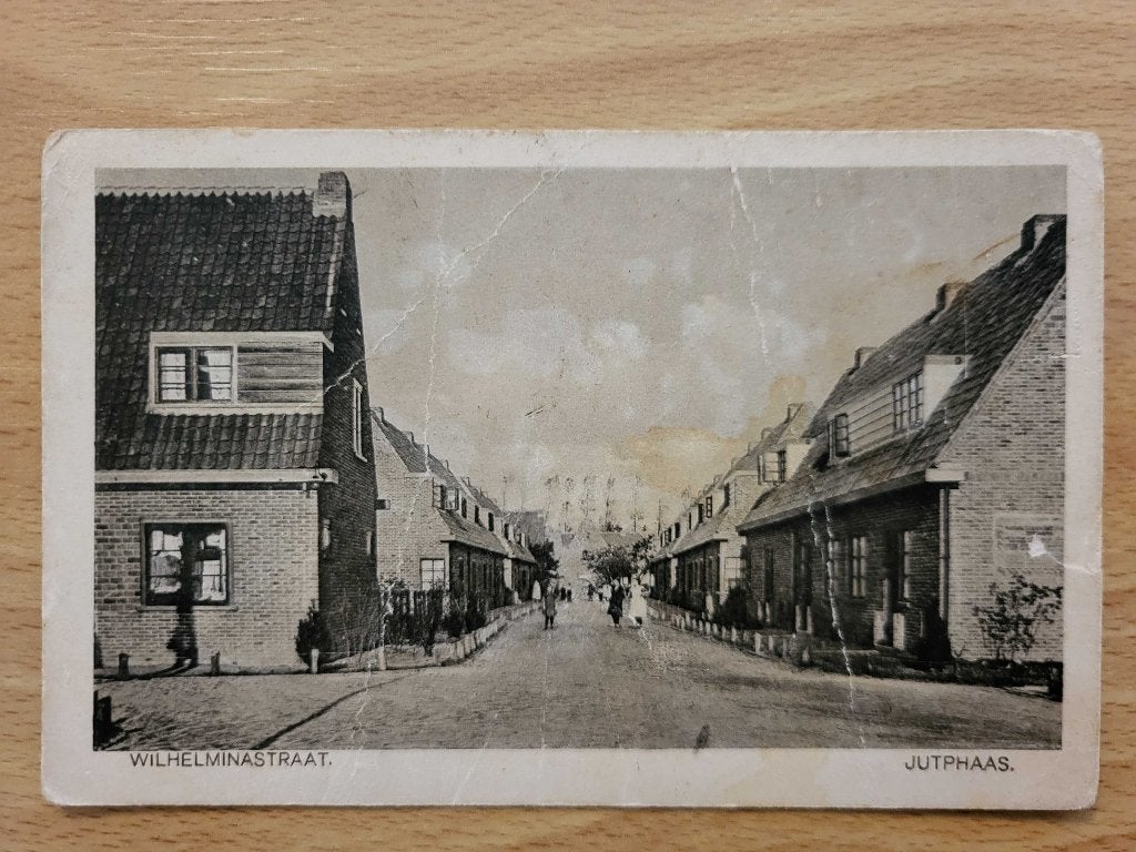 ansicht JUTPHAAS WIlhelminastraat, Verzamelen, Ophalen of Verzenden, Voor 1920, Utrecht