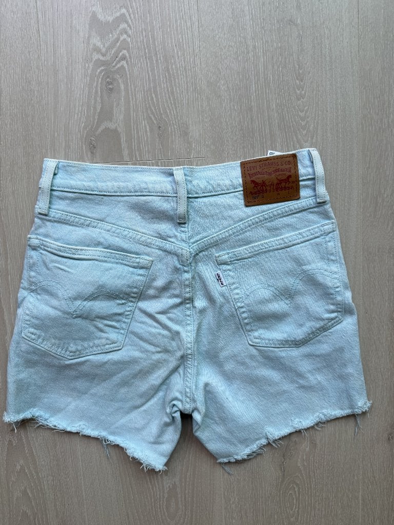 Levi's 501 Dames Korte Broek W26, Blauw, ., Ophalen of Verzenden, Zo goed als nieuw