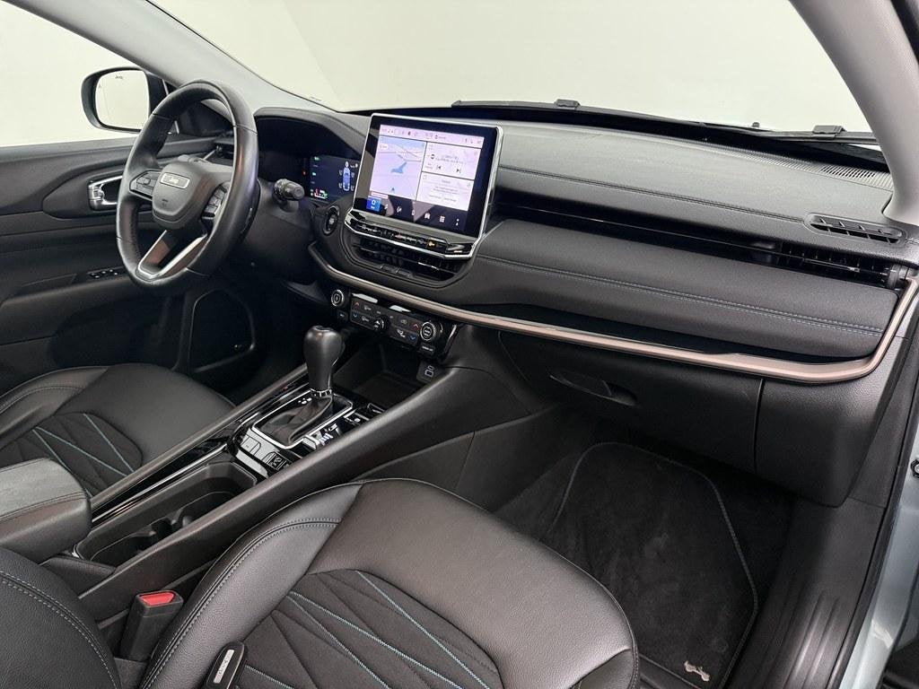 Jeep Compass 4xe 240pk Plug-in Hybrid Upland Pano/Camera/Nav, Auto's, Automaat, Dealer onderhouden, 4 cilinders, Blauw