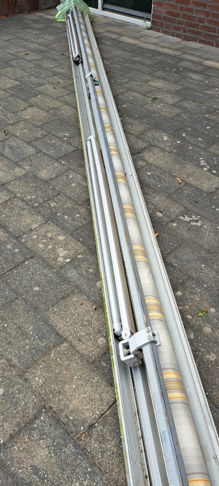 Tekoop  zonneluifel  elektrische  6meter/3, Tuin en Terras, Zonneschermen, 150 tot 300 cm, Ophalen, Knikarmscherm