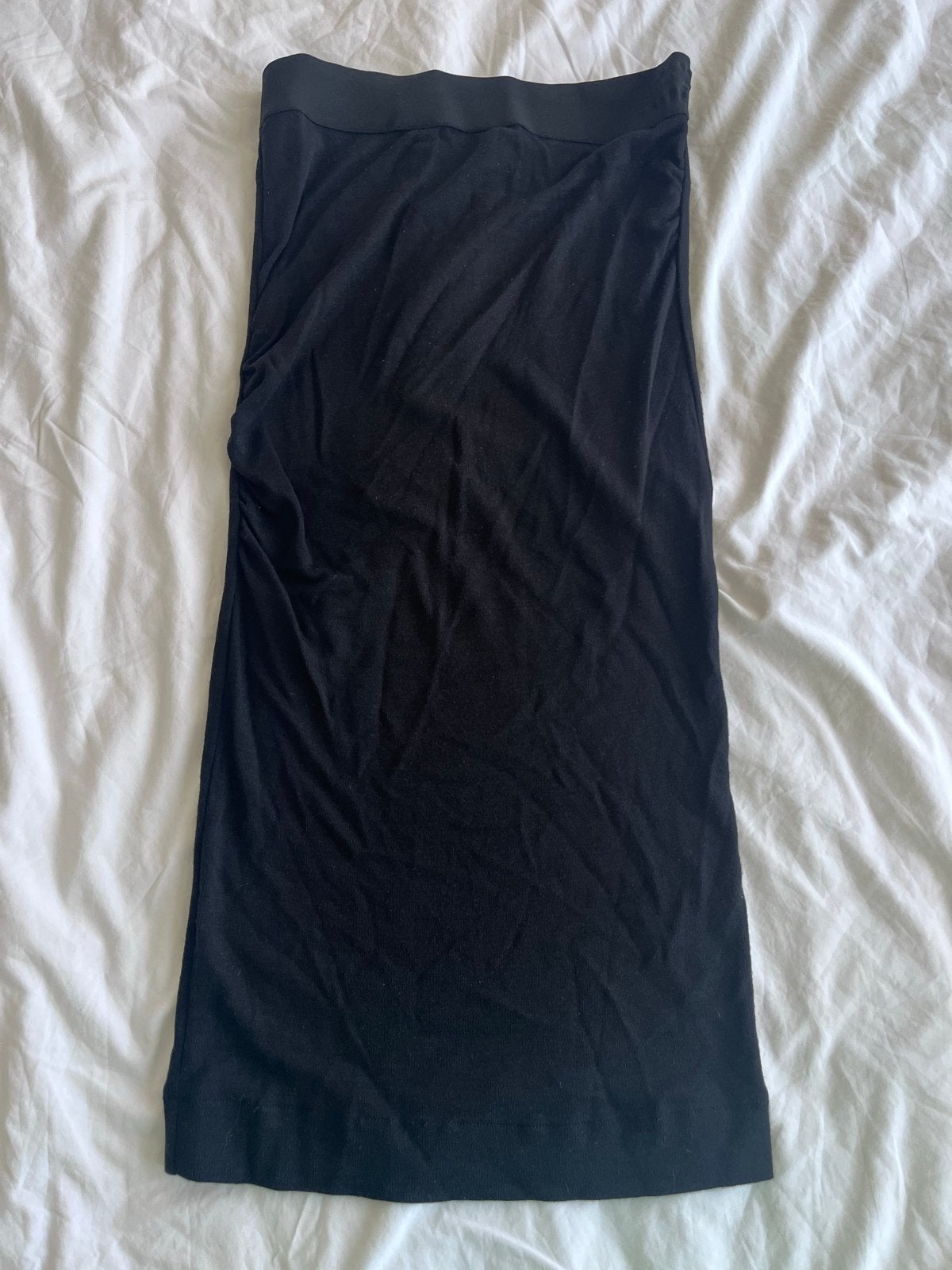 IRO zwarte wollen midi rok, maat M, Kleding | Dames, Rokken, Maat 38/40 (M), Zwart, Ophalen of Verzenden, Gedragen