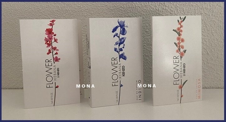 KenzoFlower Ikebana set 3 parfum samples proefjes testers, Verzenden, Nieuw