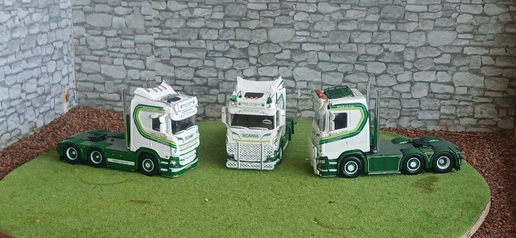 tekno 6 x trekker Scania  Patrick vd hoeven, Ophalen of Verzenden, Nieuw, Bus of Vrachtwagen, Tekno