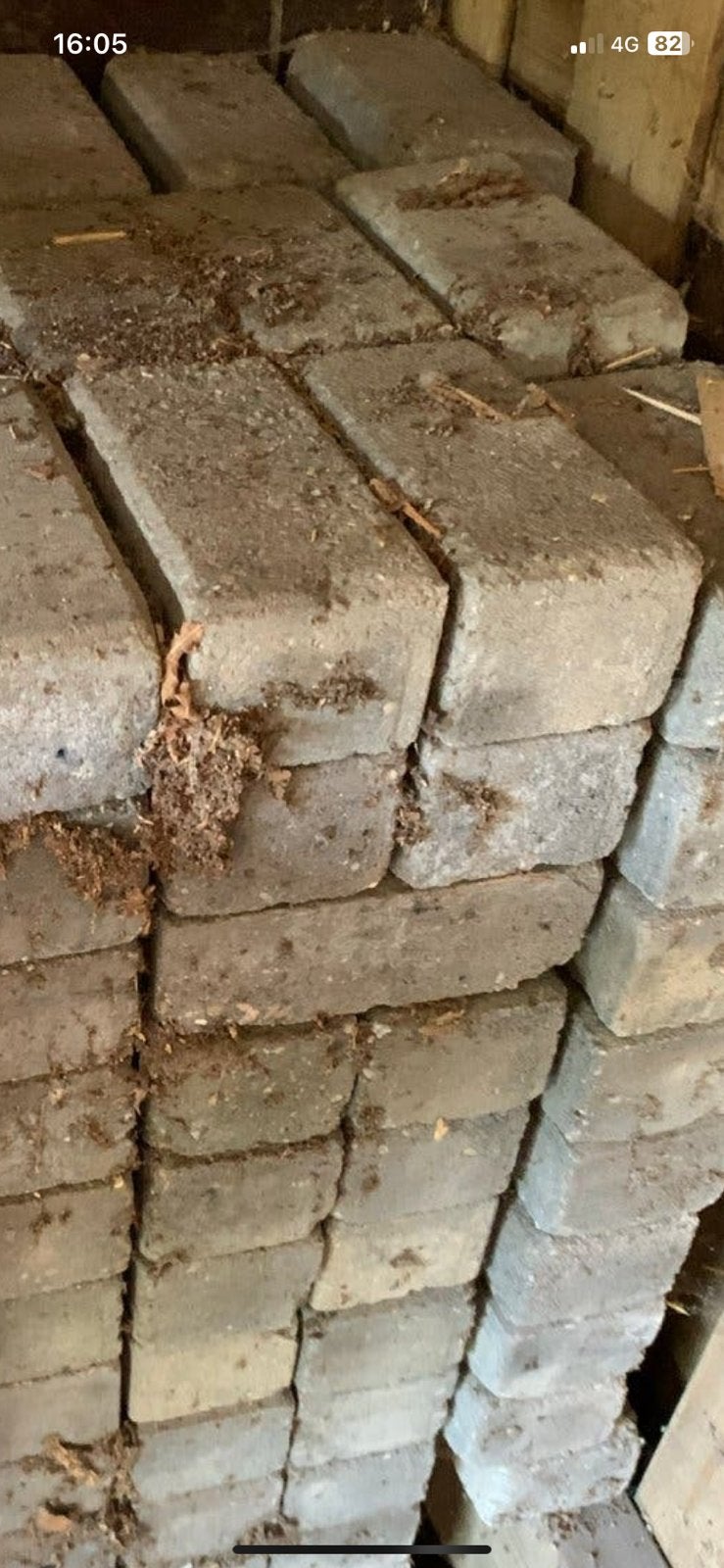 Gebakken klinkers gratis!, Ophalen, Zo goed als nieuw, Beton, Klinkers
